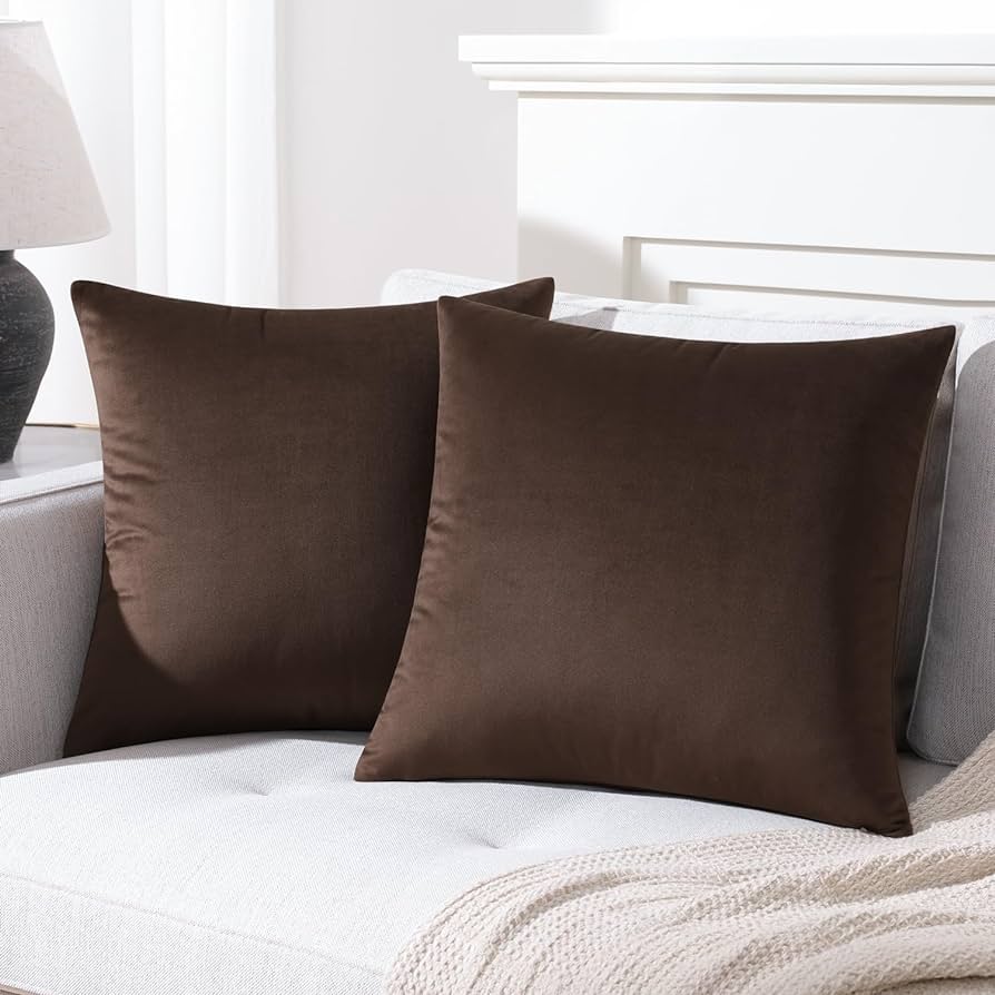 Brown Pillow Cover