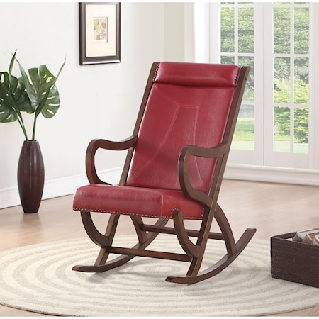 Red Rocking Chair