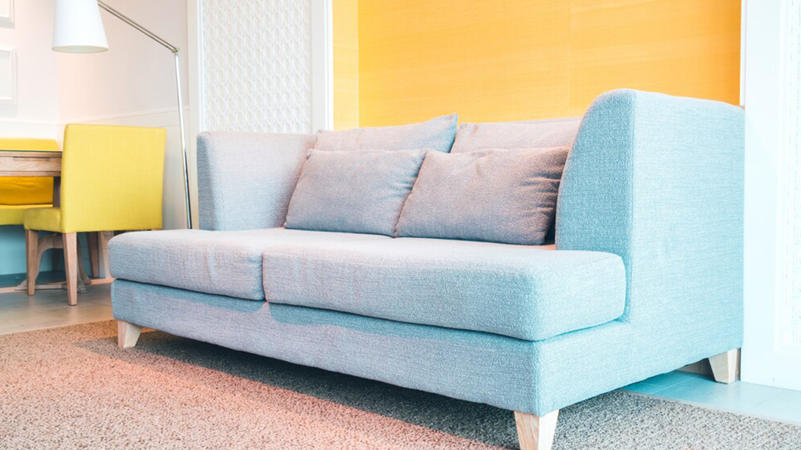 Sky Blue Sofa Bed